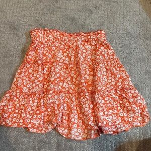 Floral orange skit